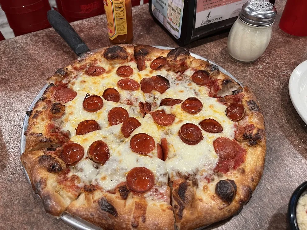Pepperoni and Sausage Pizza